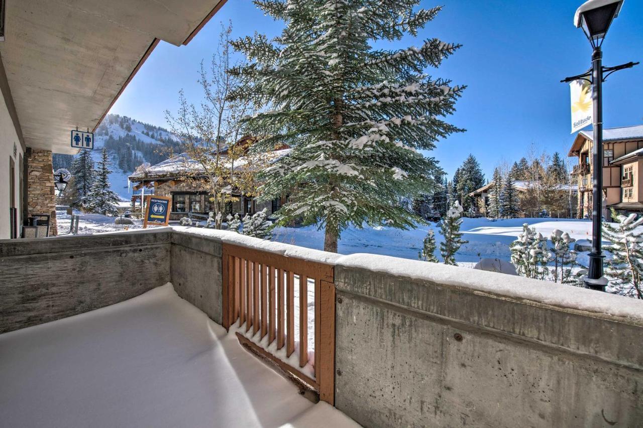 Solitude Mountain Slopeside Ski Condo With Hot Tub! Brighton Exteriör bild