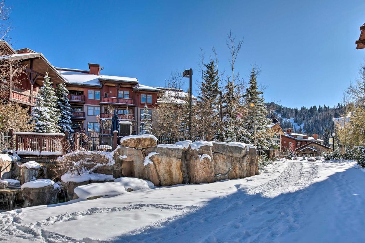 Solitude Mountain Slopeside Ski Condo With Hot Tub! Brighton Exteriör bild