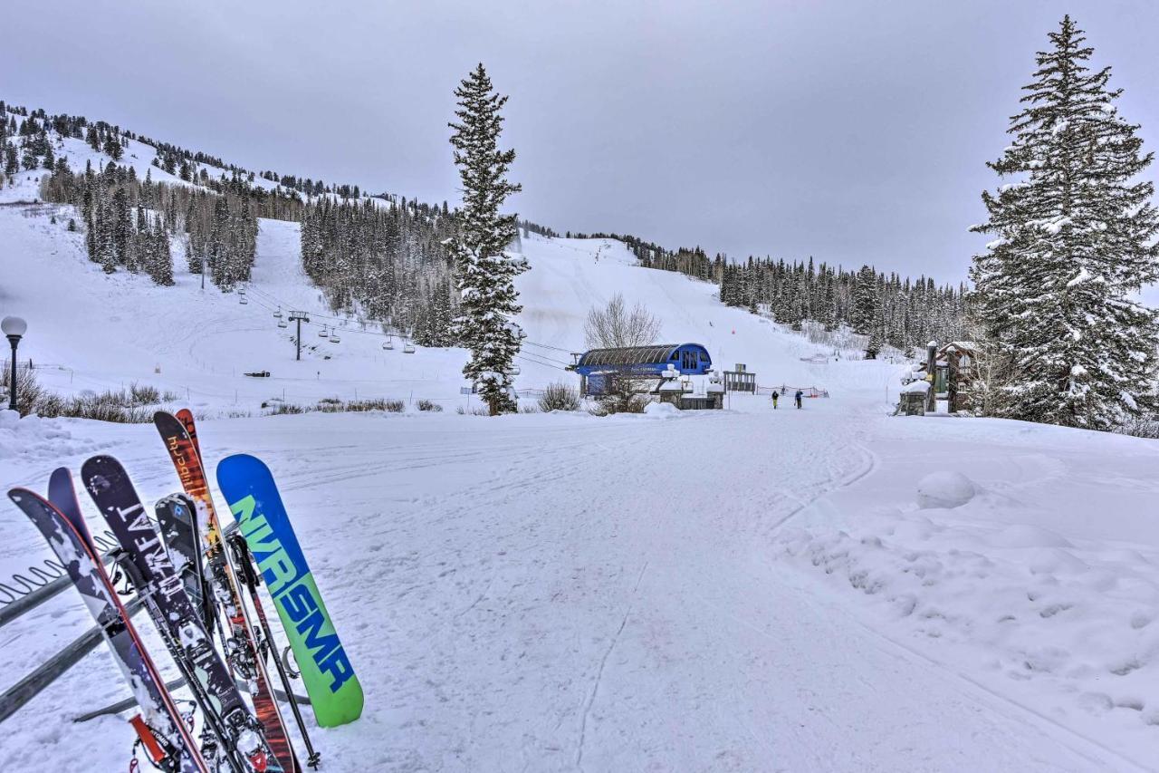 Solitude Mountain Slopeside Ski Condo With Hot Tub! Brighton Exteriör bild
