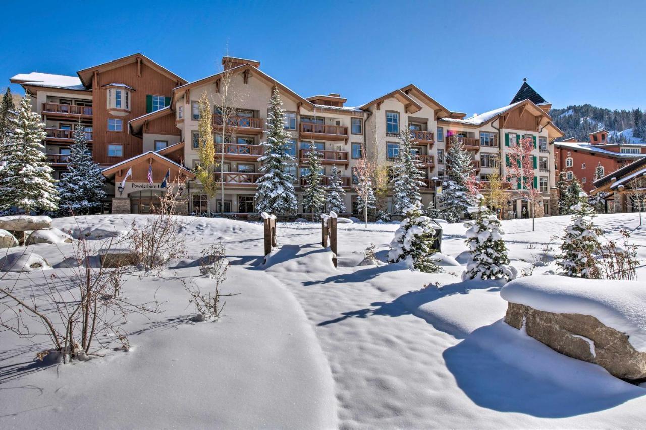 Solitude Mountain Slopeside Ski Condo With Hot Tub! Brighton Exteriör bild